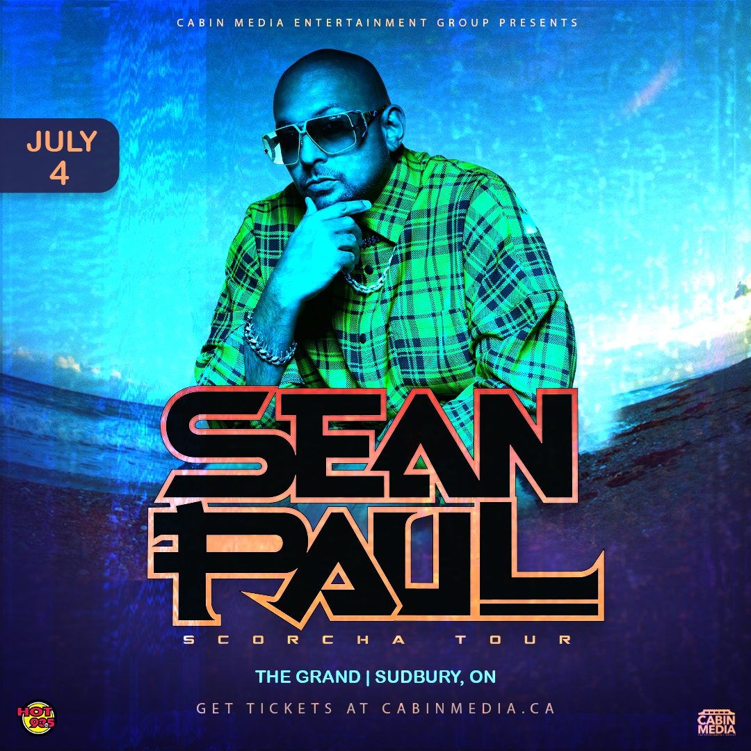 Sean Paul in Sudbury 2023 poster