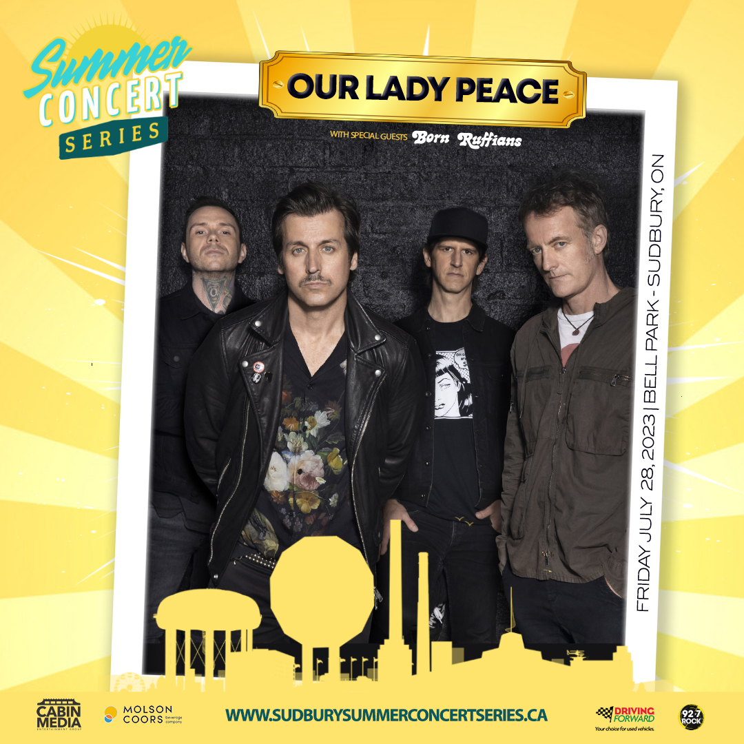 Our Lady Peace in Sudbury poster