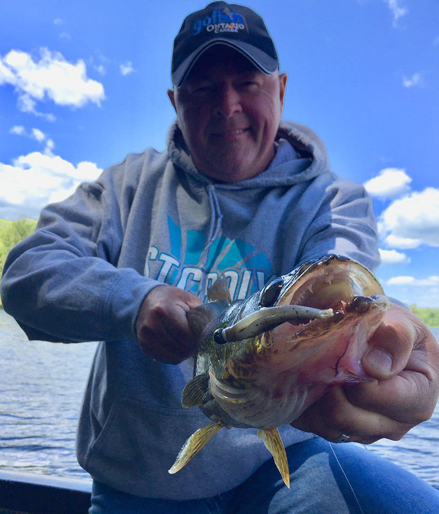 angler fishing walleye