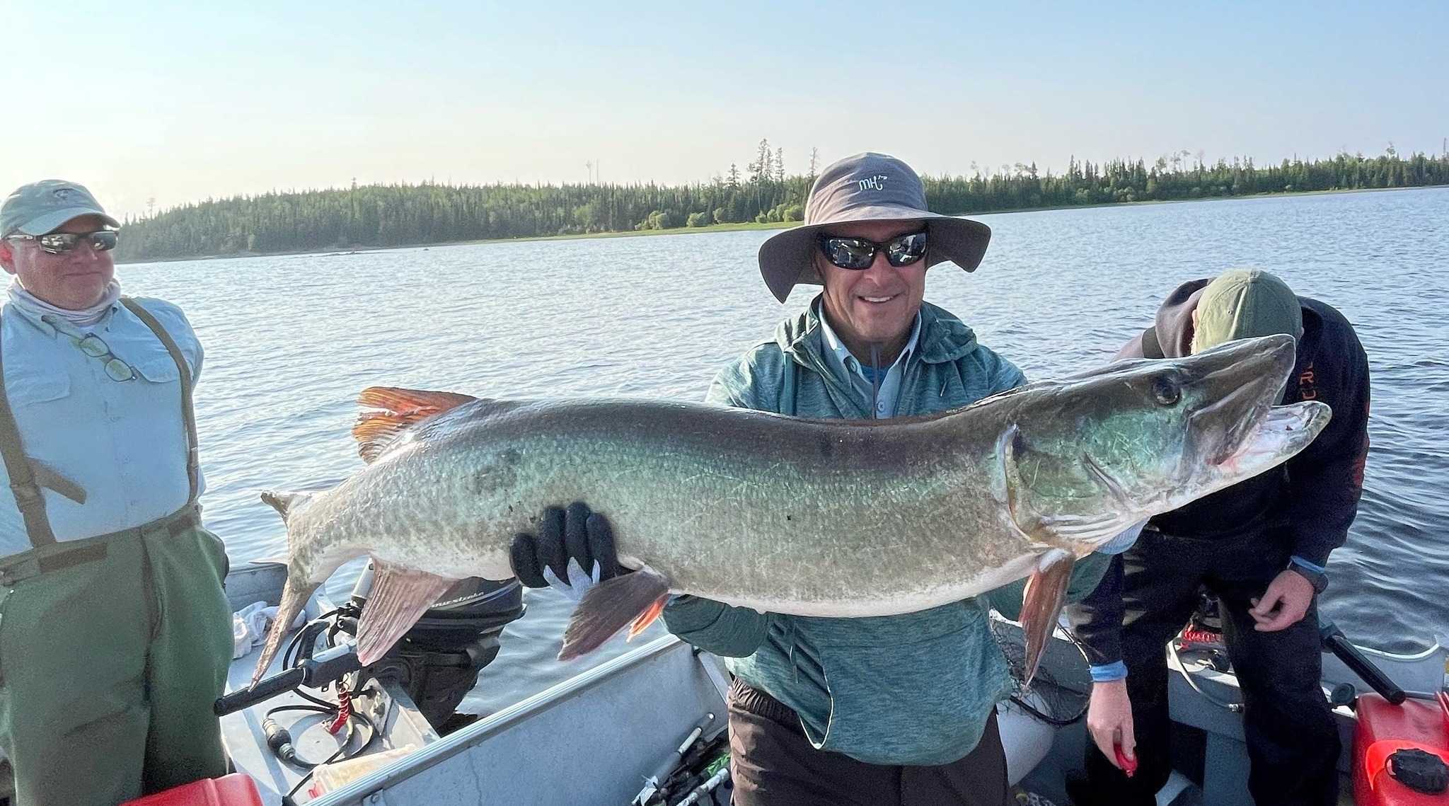 Muskie fishing at Anderson's Lodge near Sioux Lookout