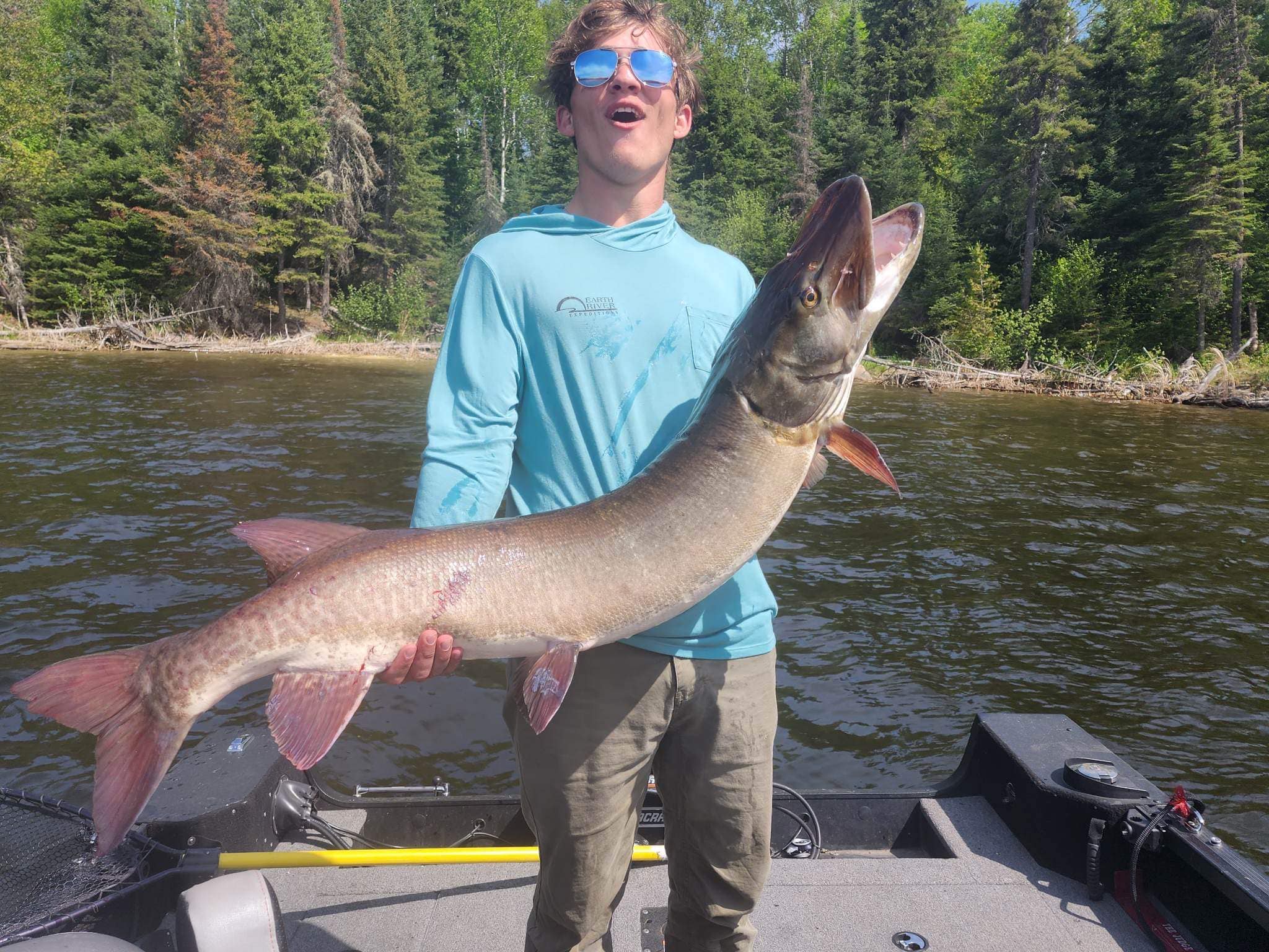 muskie caught in 2023 at nordic point lodge