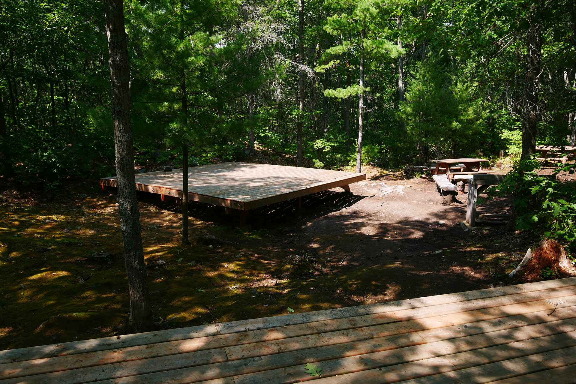 Deck at Point Grondine Park