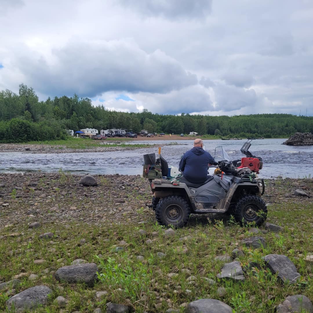 ATV near the water 