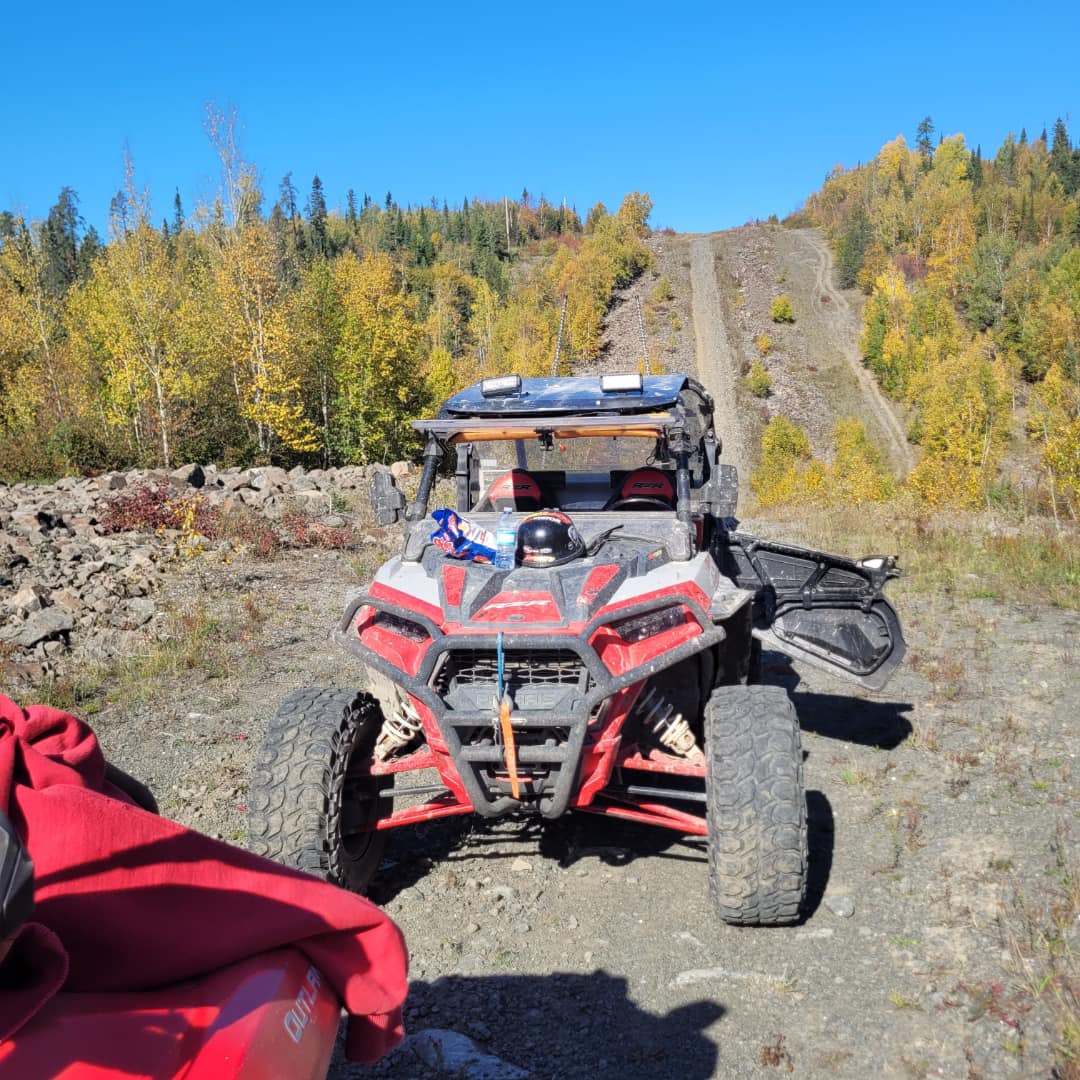 ATV on a hill 