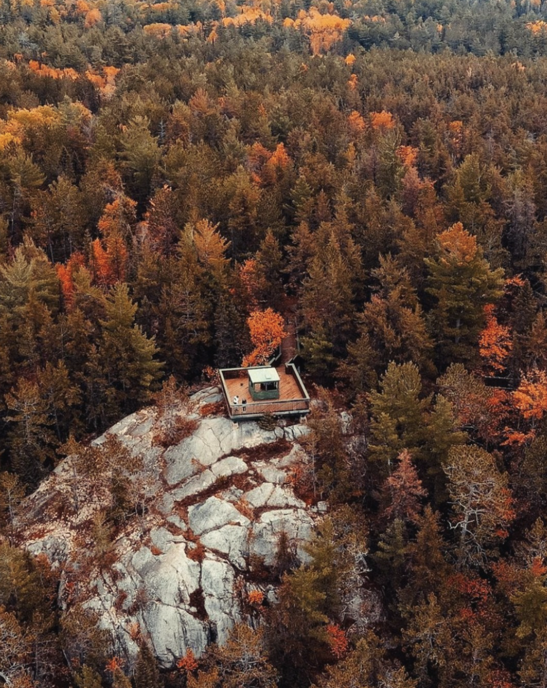 temagami fire tower lookout