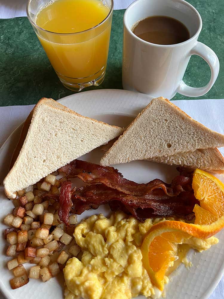 loch island breakfast