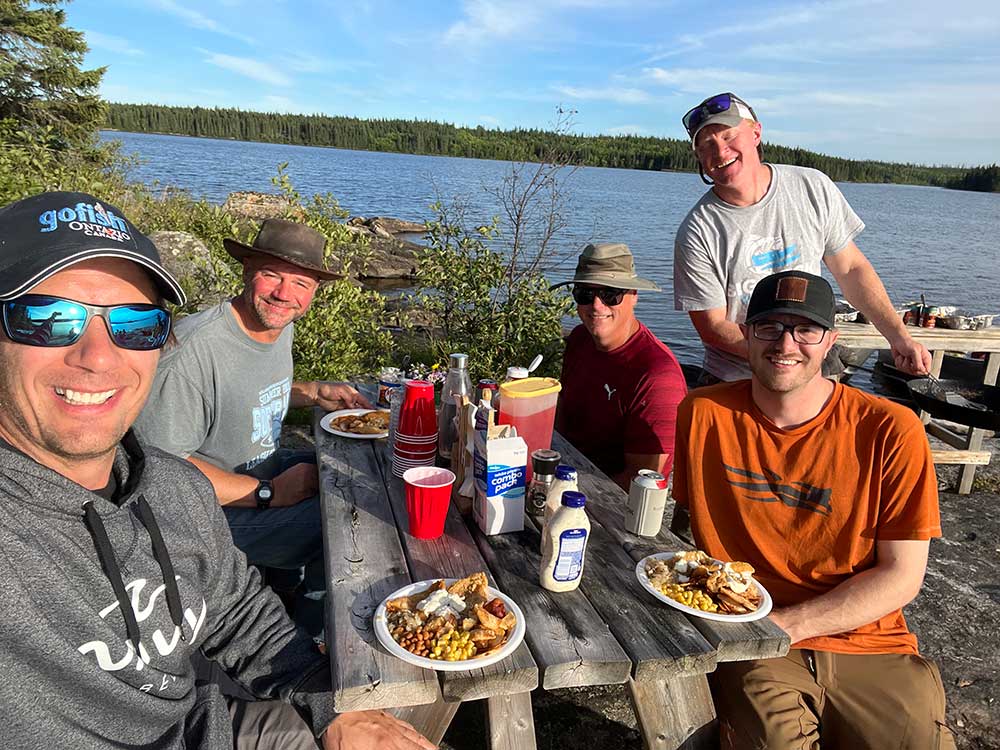 Big-Hook-Camps-Shore-Lunch-Table