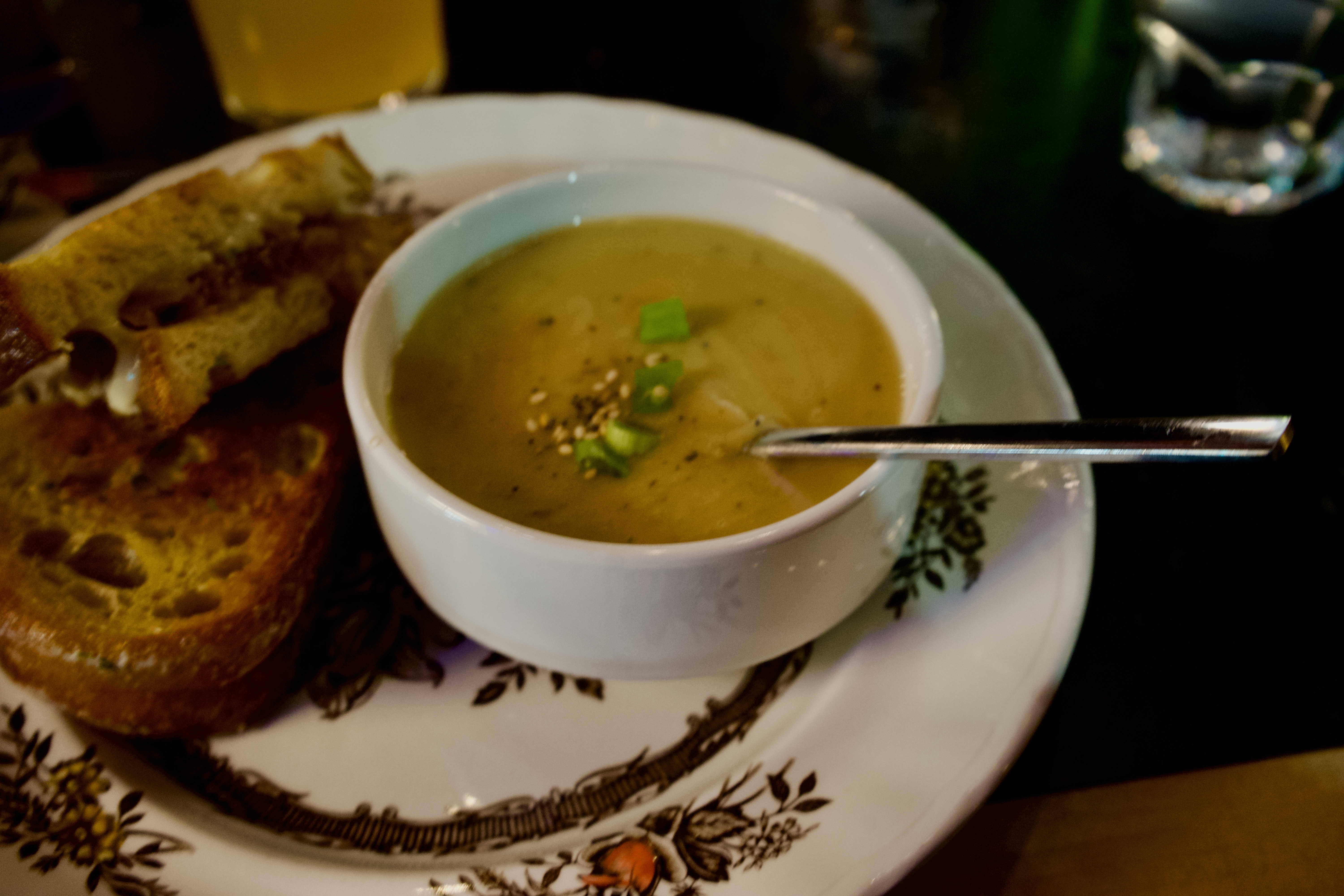 Yummy soup at Knowhere Pub