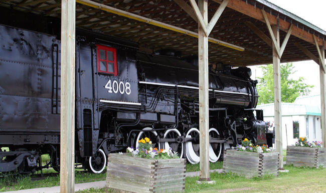 Railroad 4008 Museum in Rainy River, Ontario