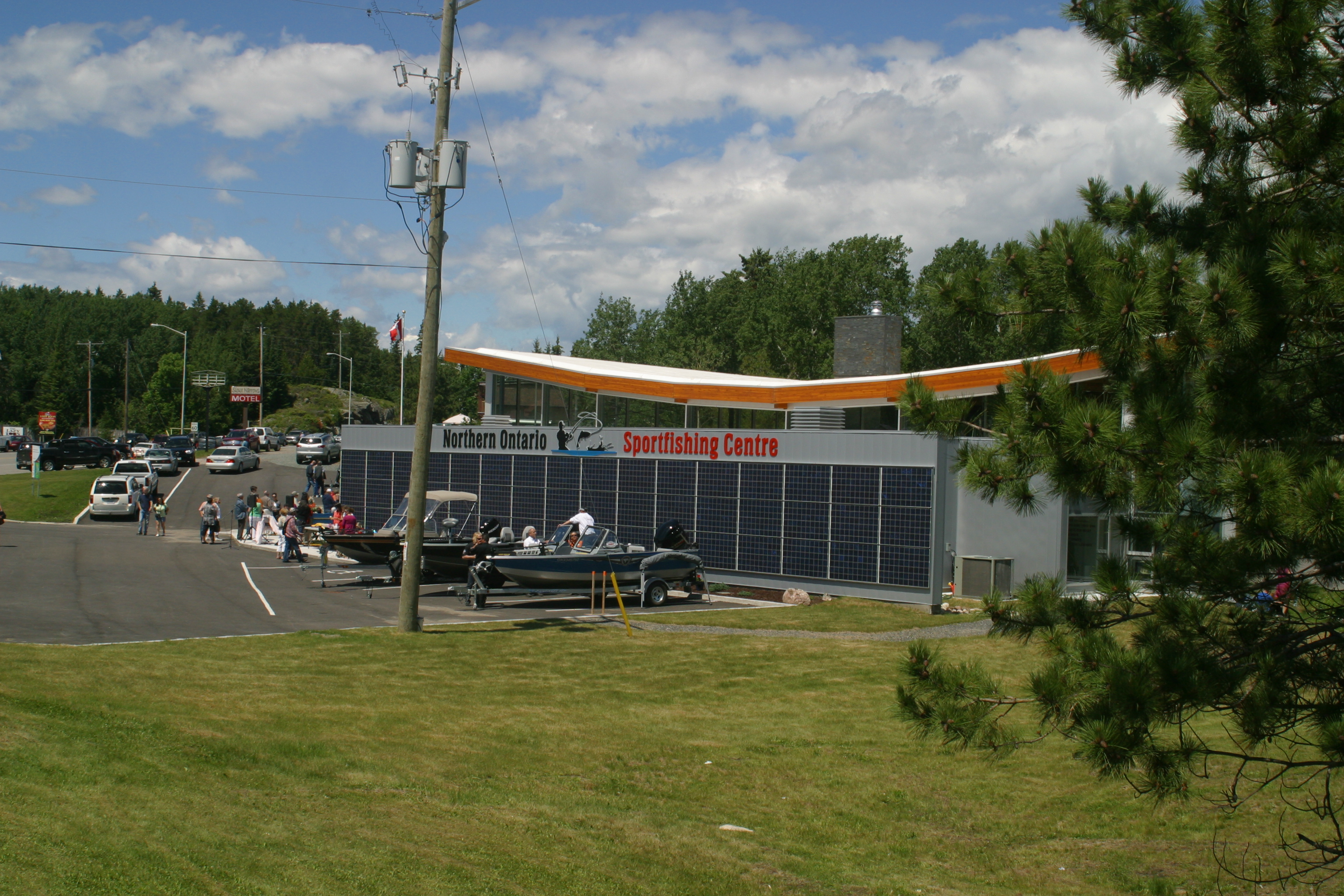 The sportfishing centre in Sioux Narrows Ontario