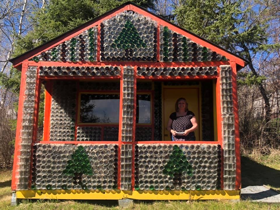 The Bottle house in Redditt, Northwestern Ontario, Canada