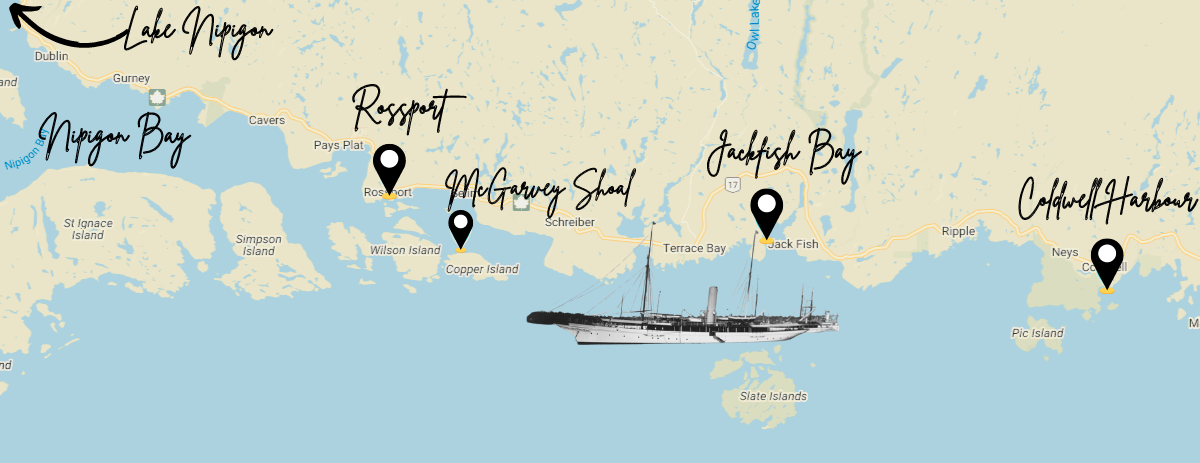 Gunilda intended Route Map