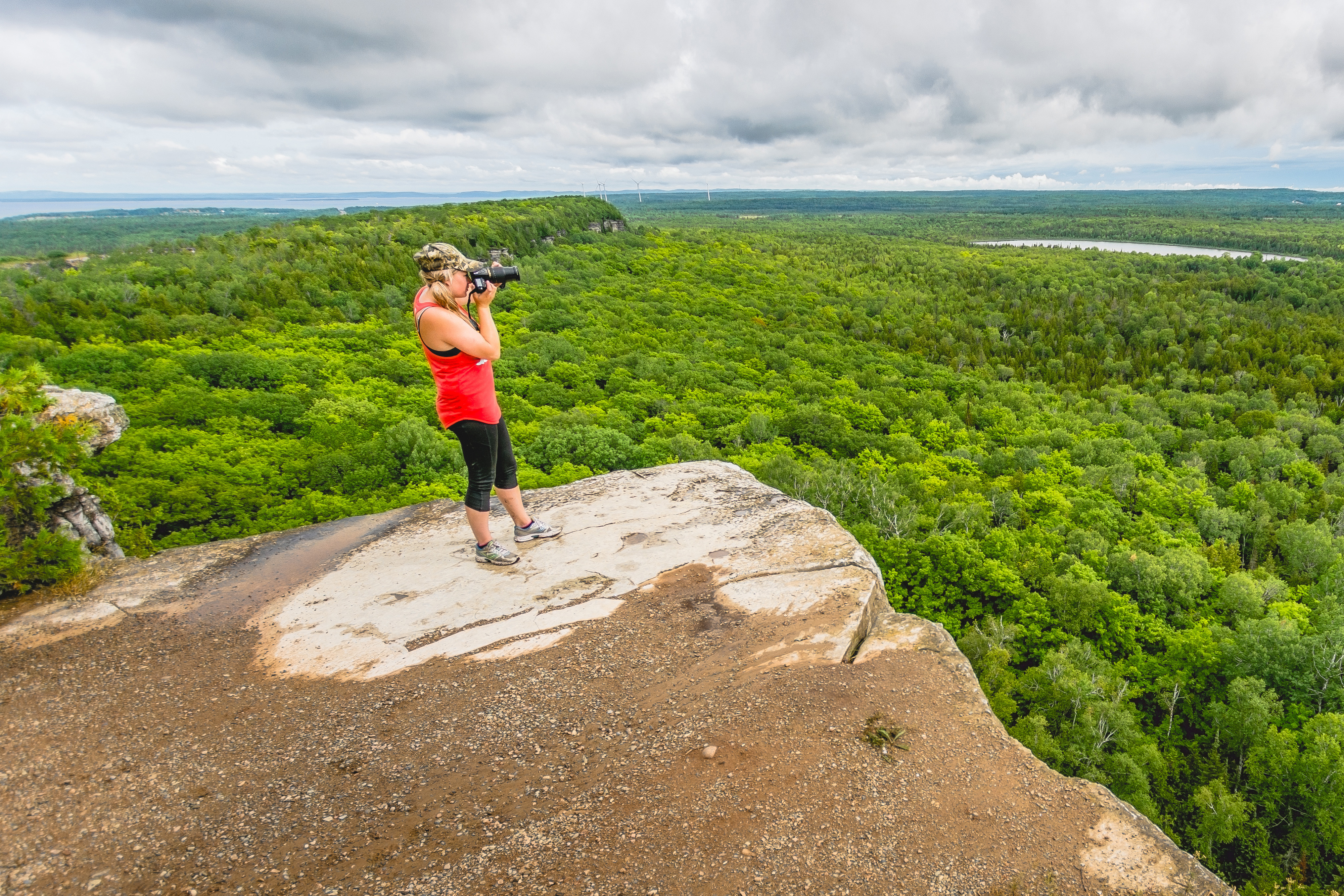 The Cup and Saucer: The highest point on Manitoulin Island