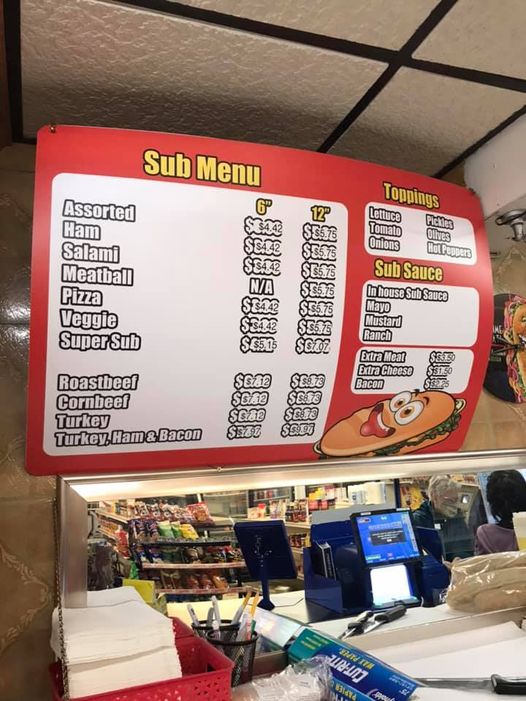 Timmins Kiddies Korner Sub Menu credit given to the Kiddies Korner Facebook page