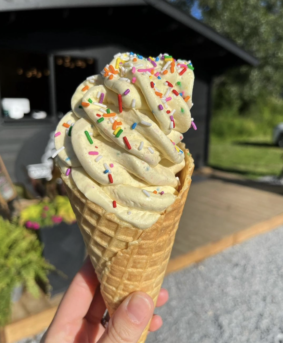 Cerealously Creamy Soft Serve cone