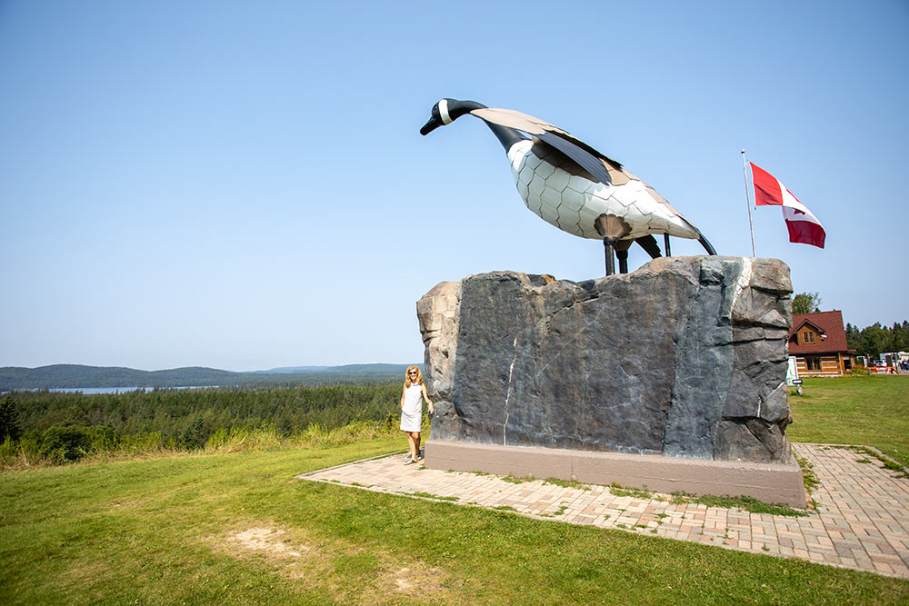 Wawa Goose Monument Ontario