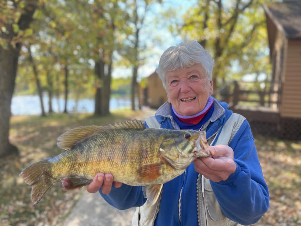 Bass fishing at Grassy Narrows Lodge