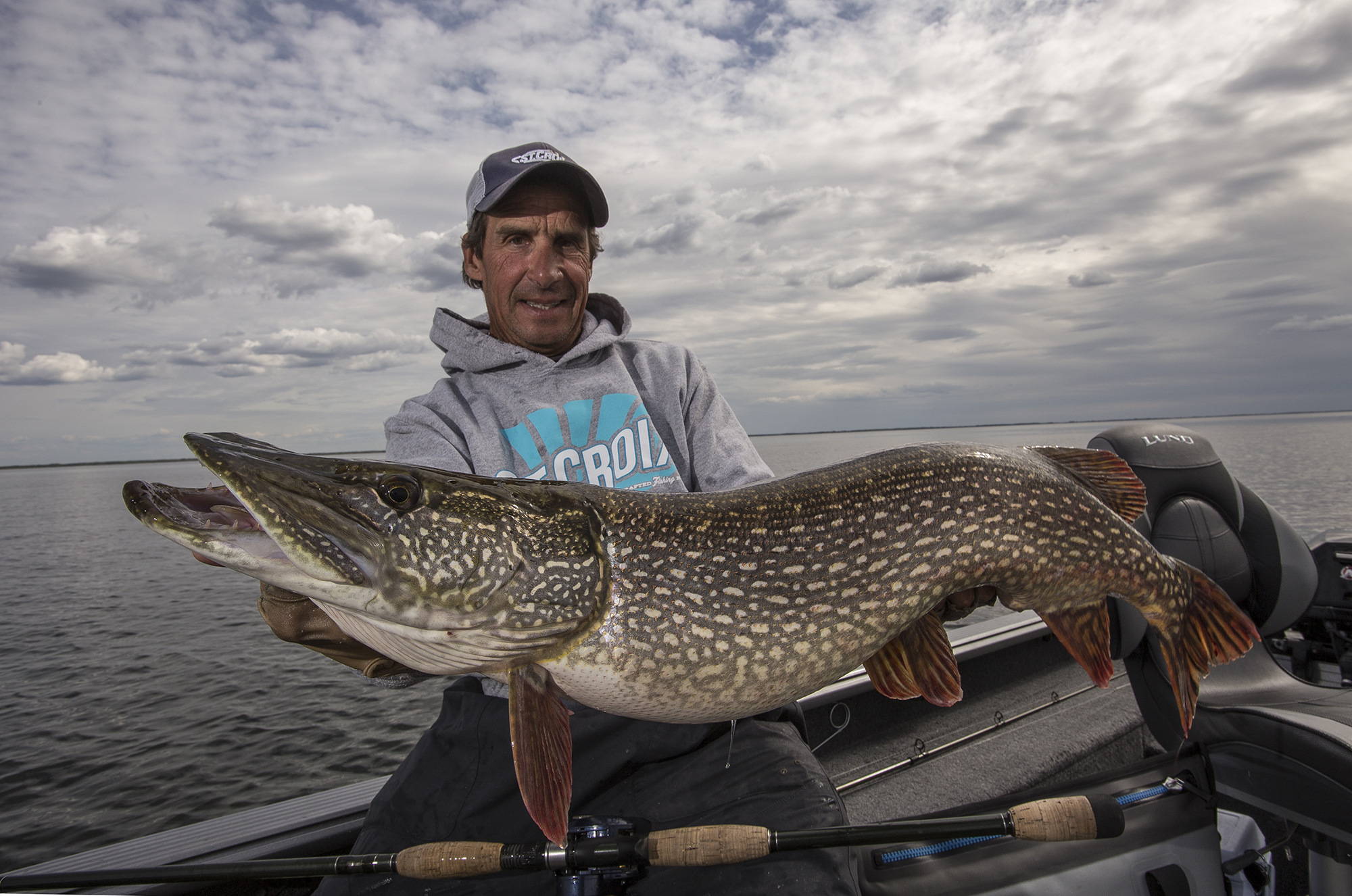 Trophy northern pike caught in Sunset Country, Ontario