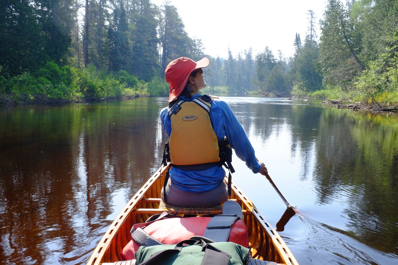 Canoeing near chapleau