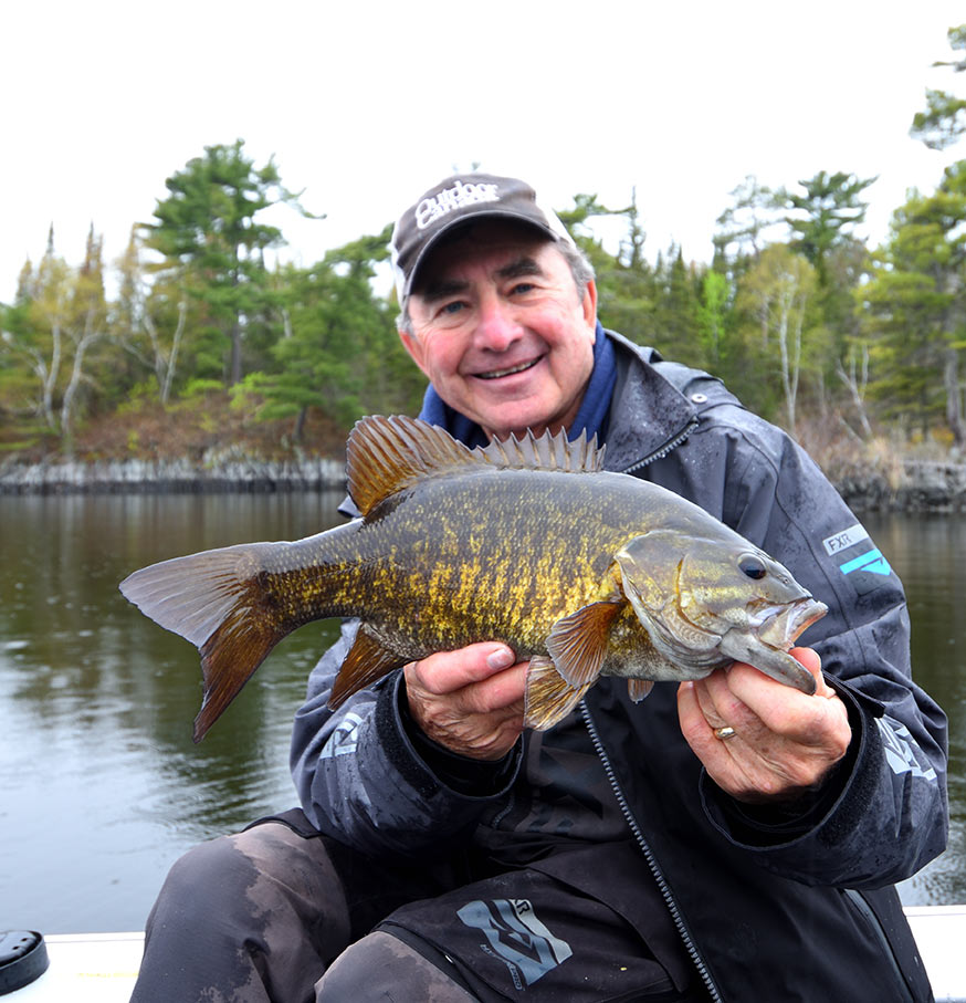 angler fishing ontario bass