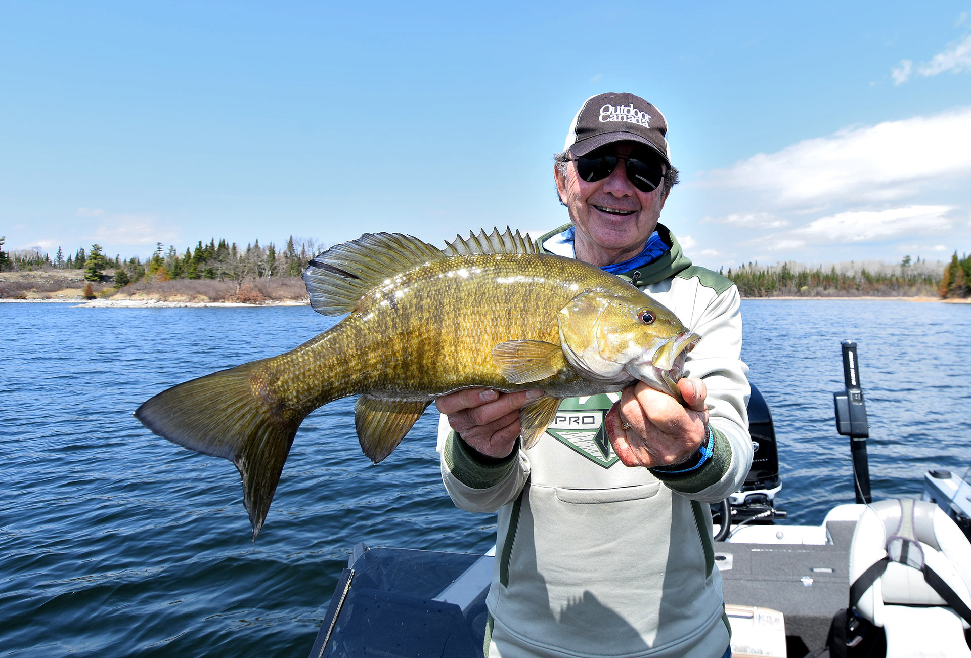 angler ontario bass fishing