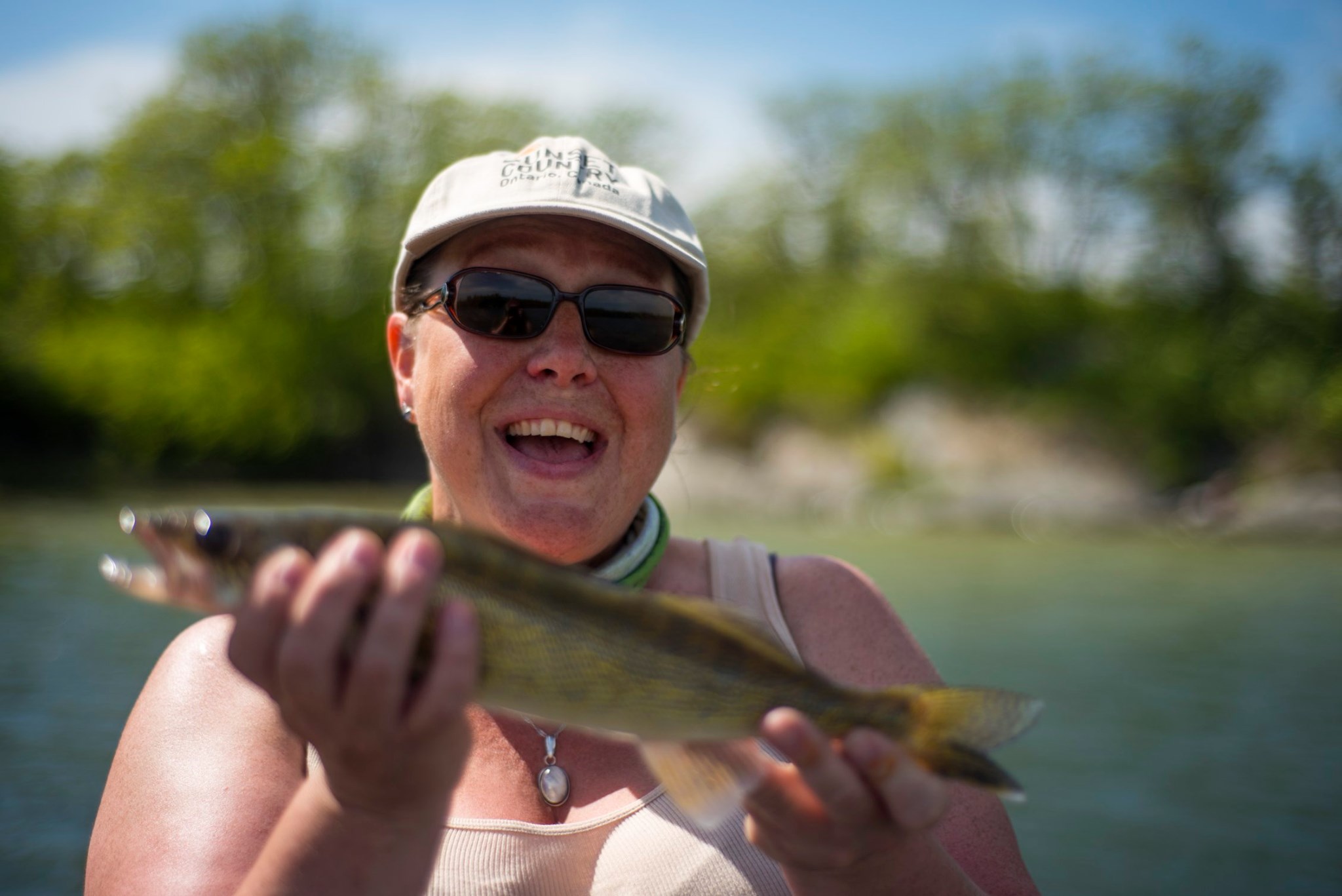 Enjoy fishing with other women