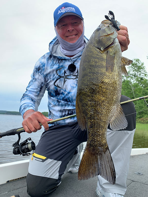 angler fishing ontario bass algoma country