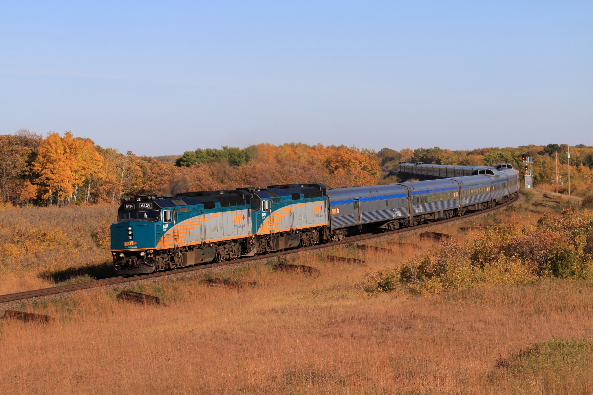 The Canadian VIA Rail dome cars