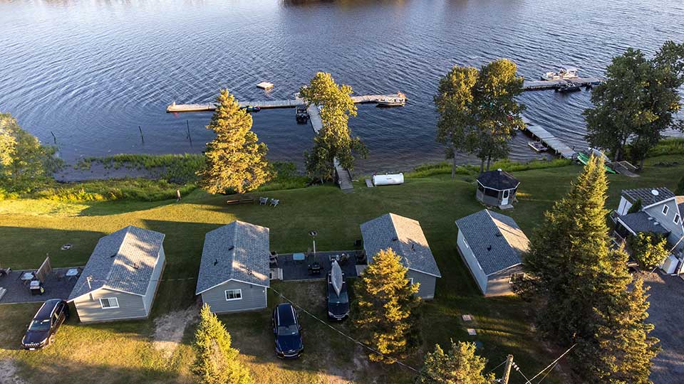 blue heron resort aerial