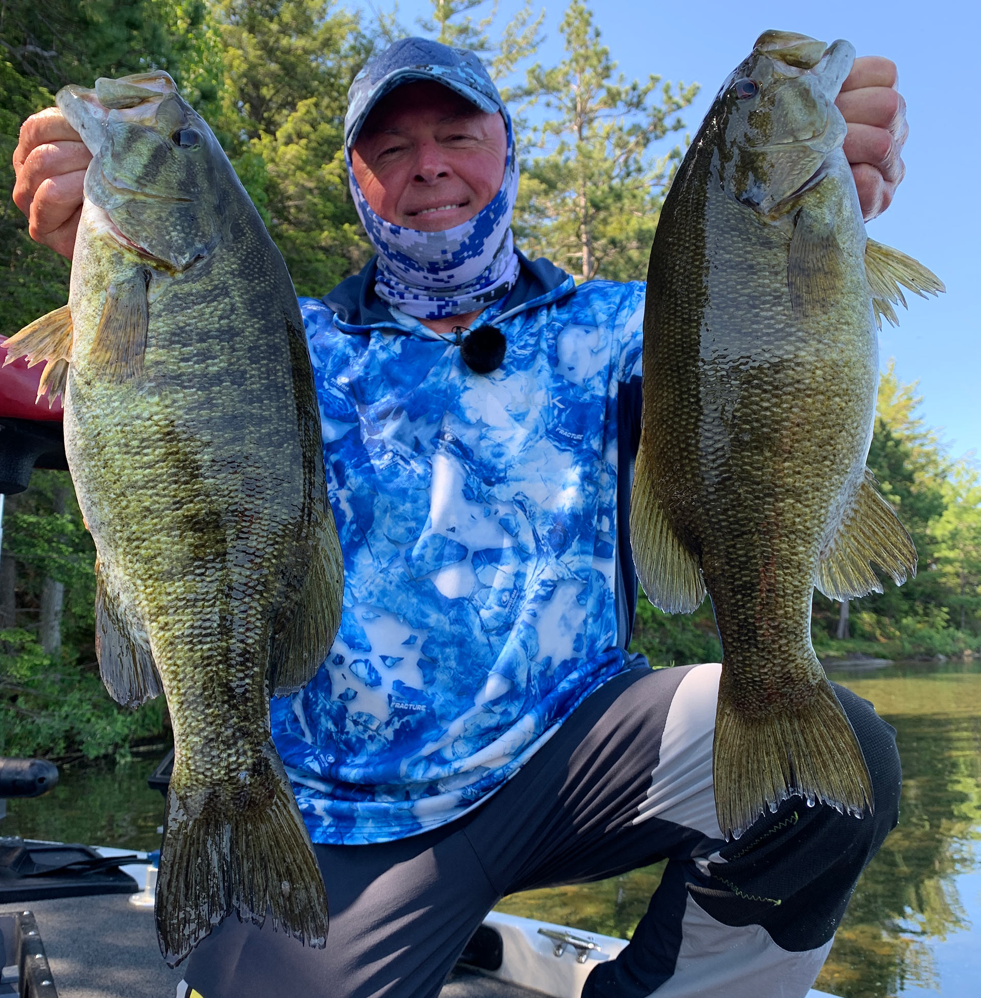 angler fishing ontario bass