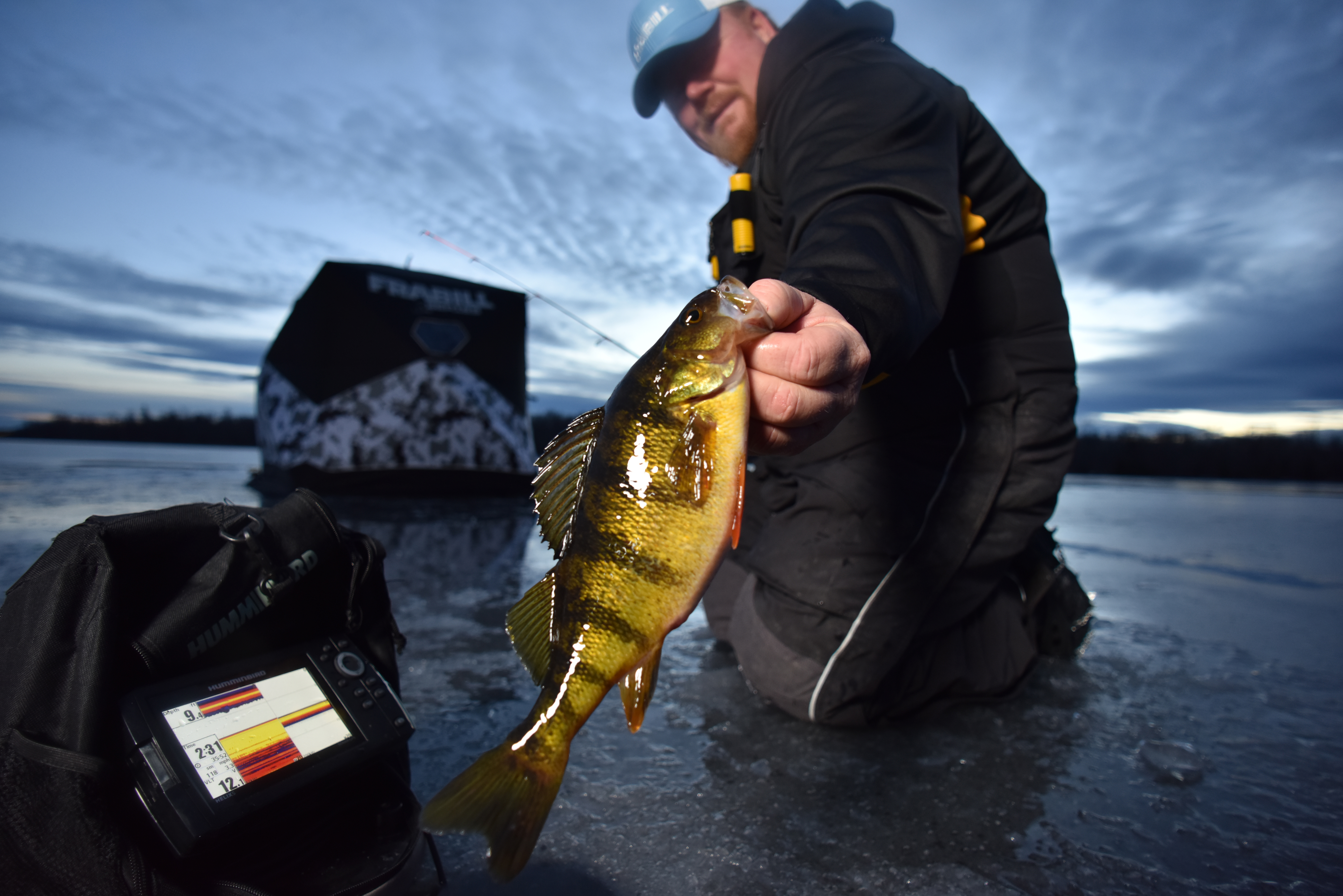 Catch big fish when you go ice fishing on lakes in Northern Ontario