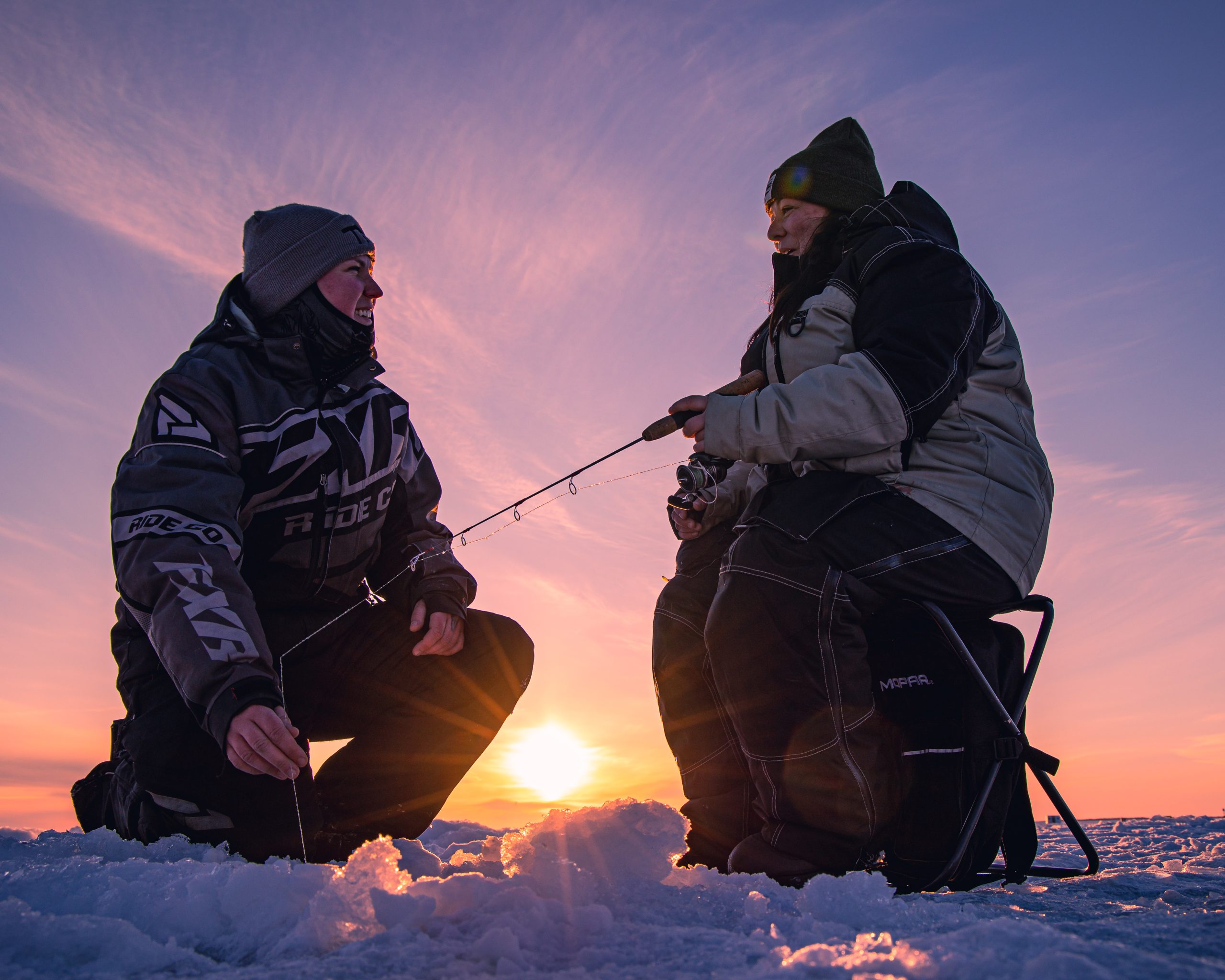 Go ice fishing for walleye and perch on Lake Nipissing