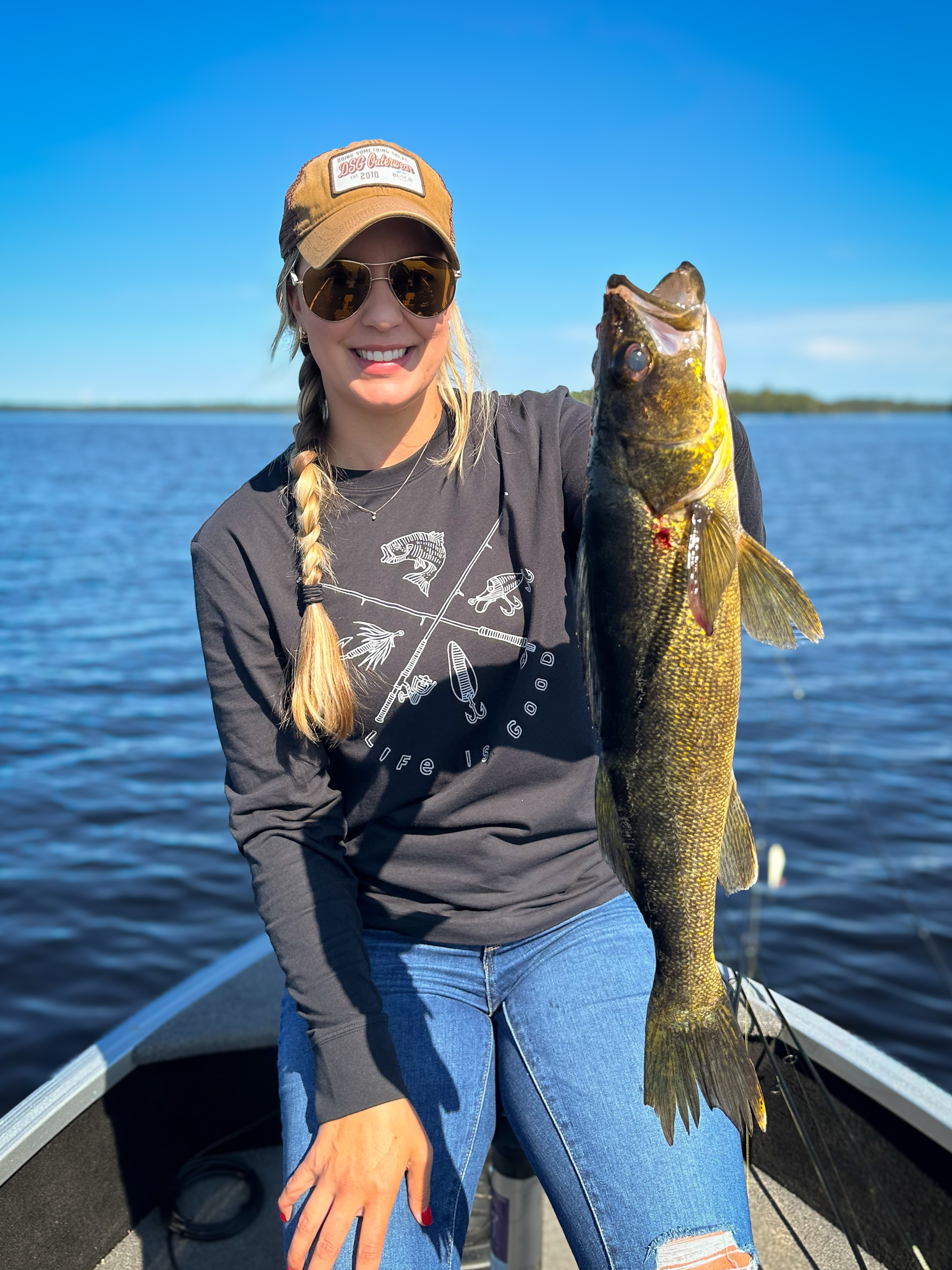 Walleye fishing in Ontario's Sunset Country - Krysten Potega