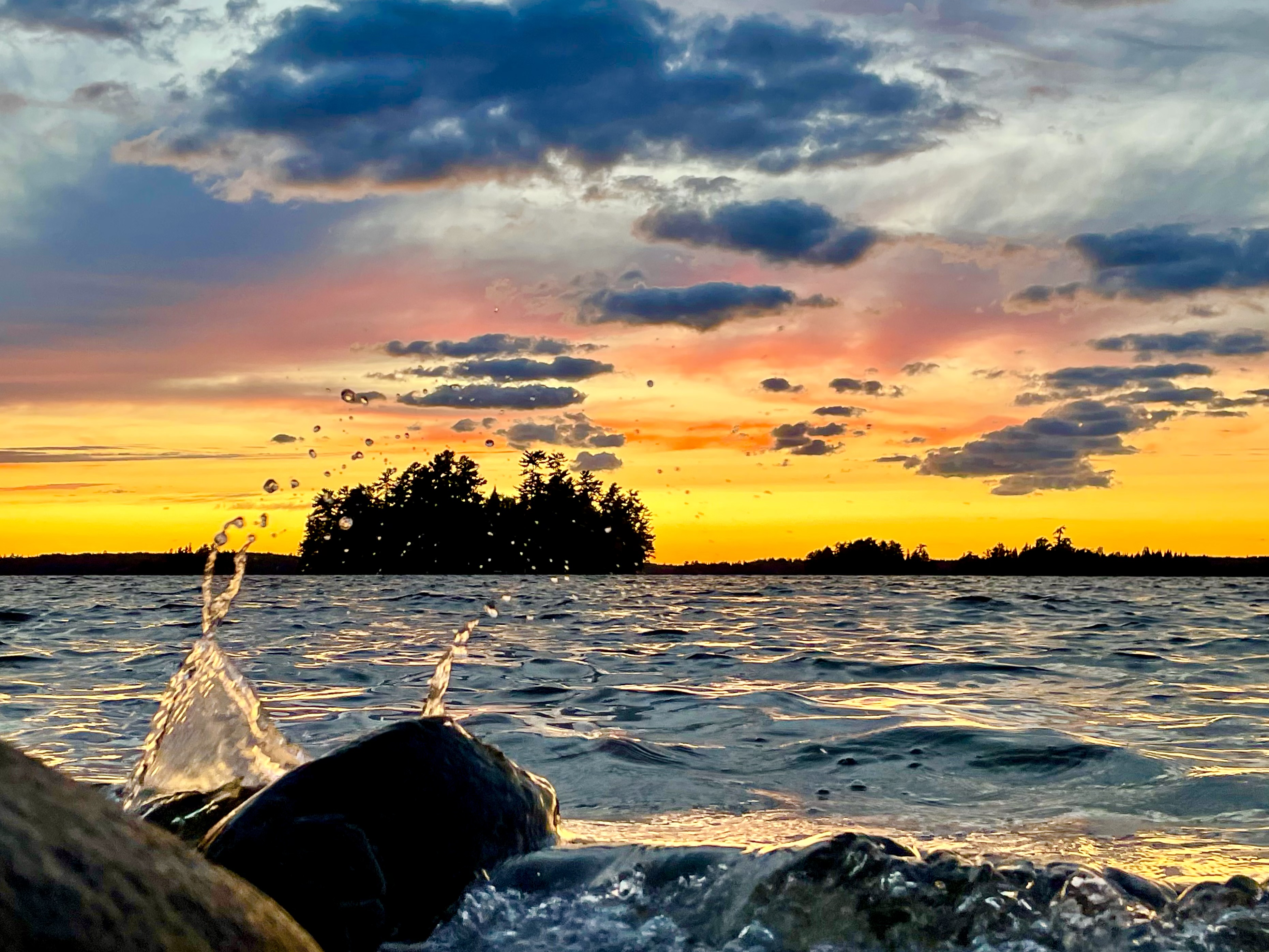 Catch the beauty of a Northwestern Ontario sunset.