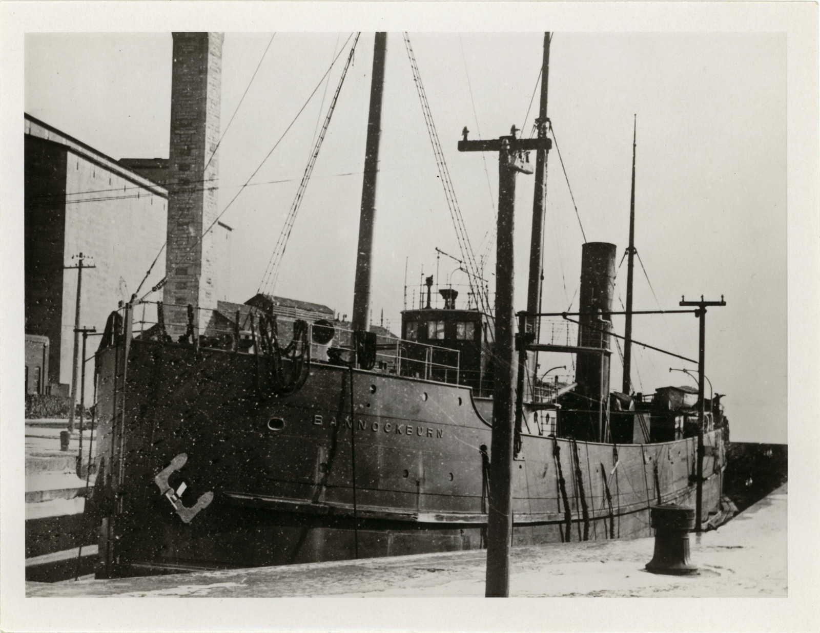 The SS Bannockburn in Kingston, Ontario in 1902. Credit: Maritime History of the Great Lakes