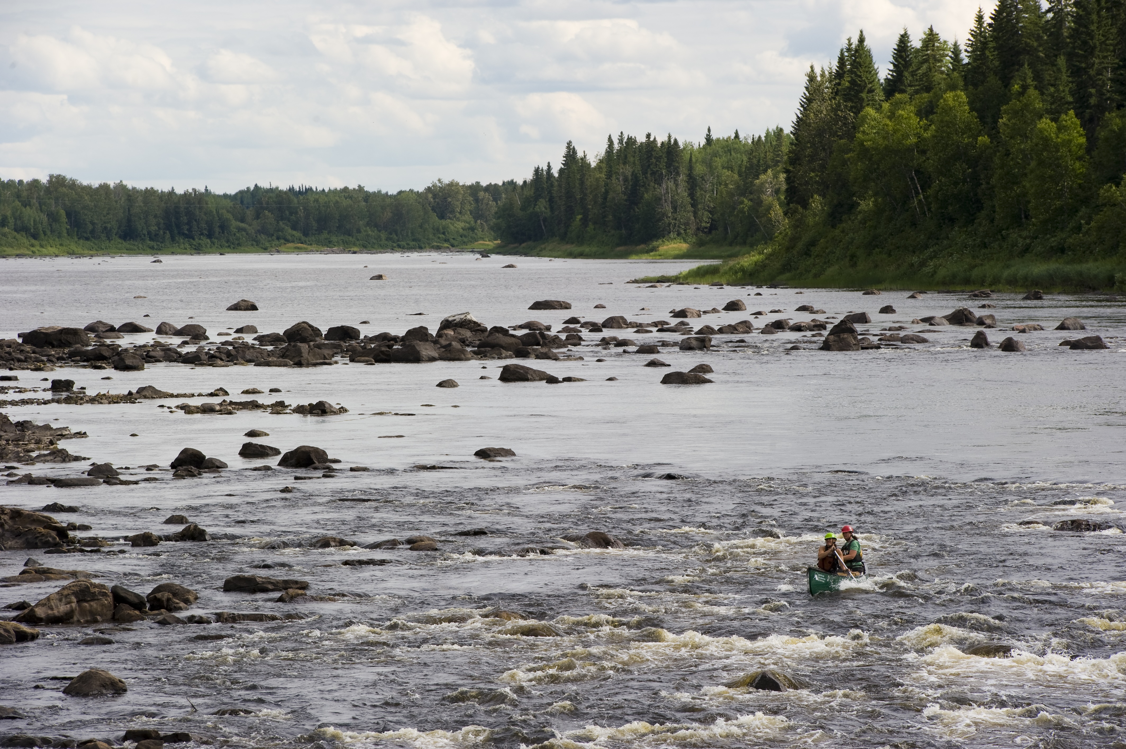 The Missinaibi and Moose rivers were a travel corridor for Ojibwe, Cree and Moose Cree people long before Europeans discovered the waterway provided a direct link to Hudson Bay. Credit: Destination Ontario