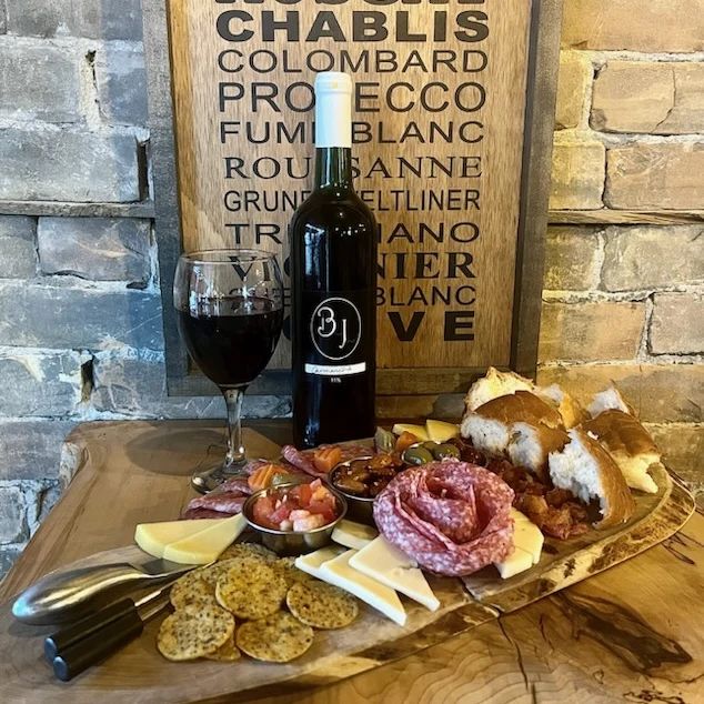 broers jansen charcuterie board and wine