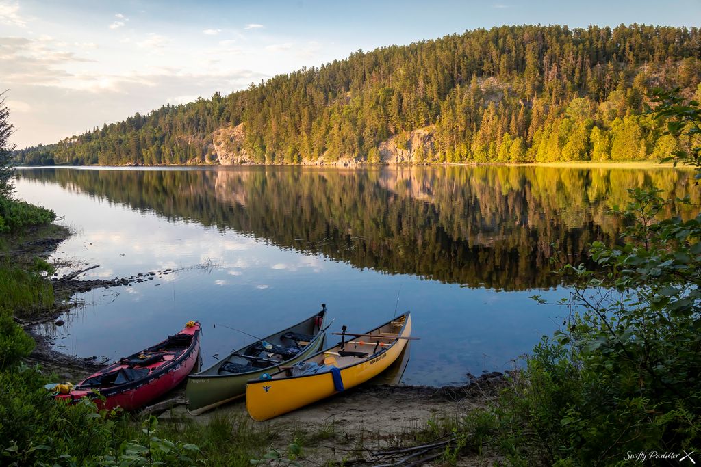 Canoeing the Spanish River. Credit: Swifty Paddler | @swiftypaddler