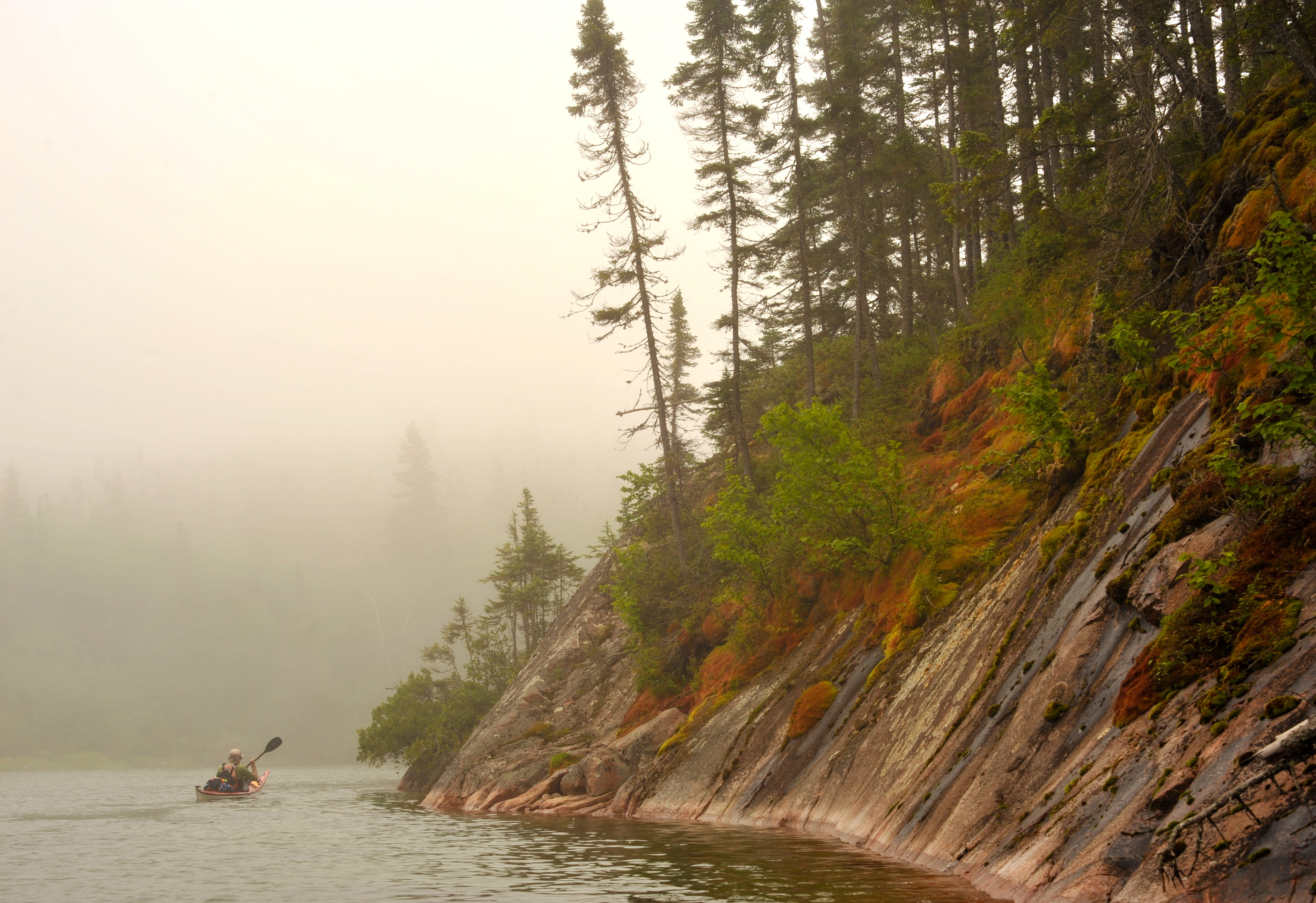 Kayaking Otter Island in the Pukaskwa Peninsula.  Credit: Virginia Marshall  | @wander.winne