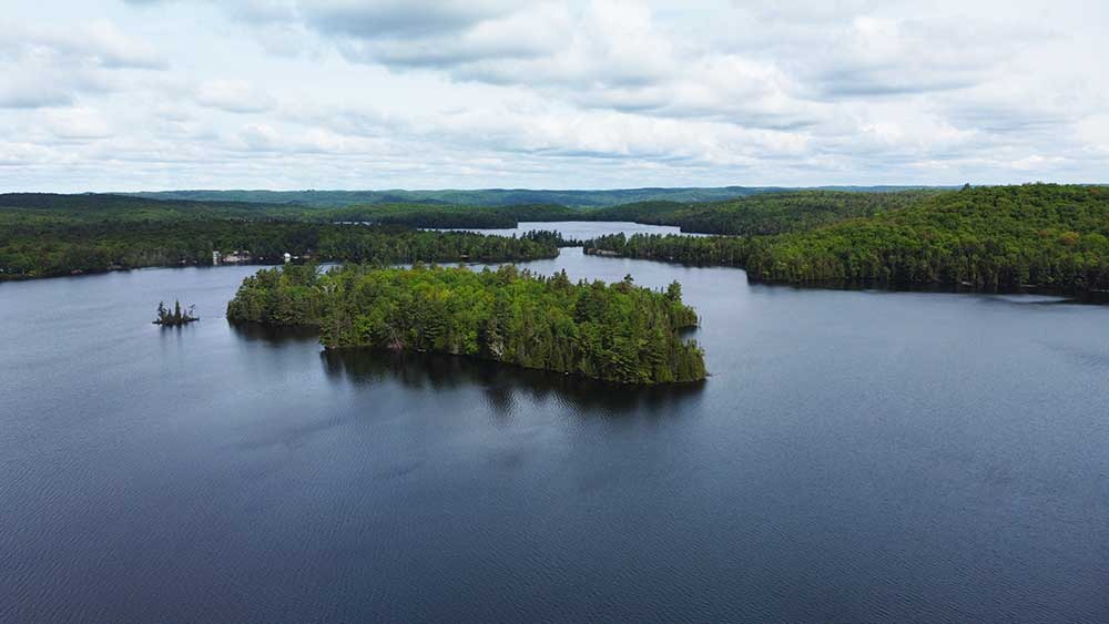 lake aerial