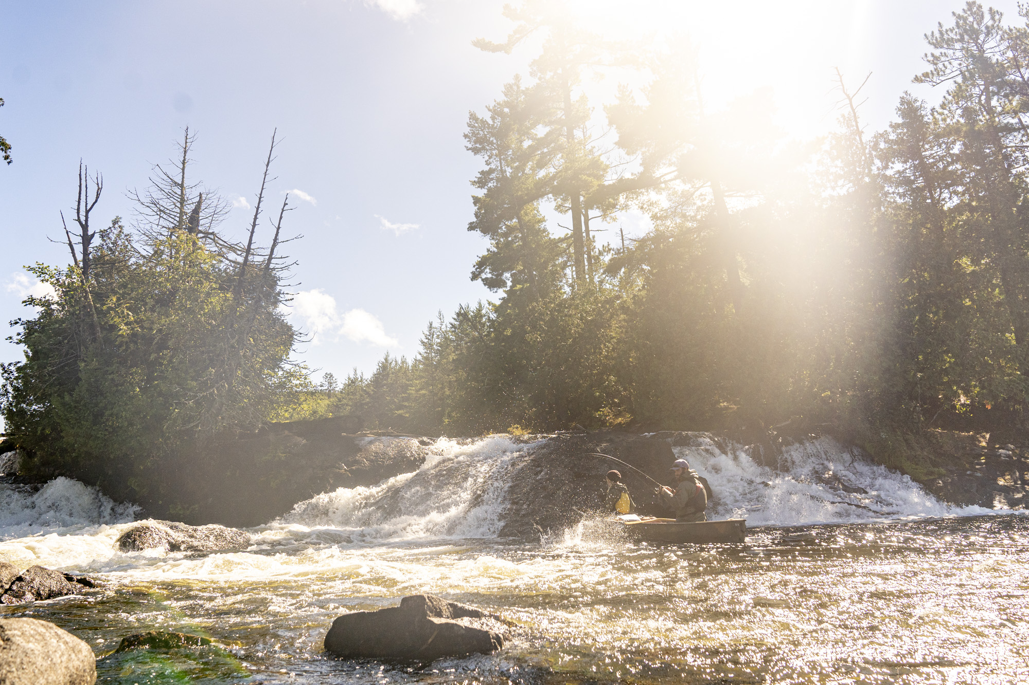 Exploring Quetico one stroke and cast  at a time. Credit: David Jackson // davidjackson__