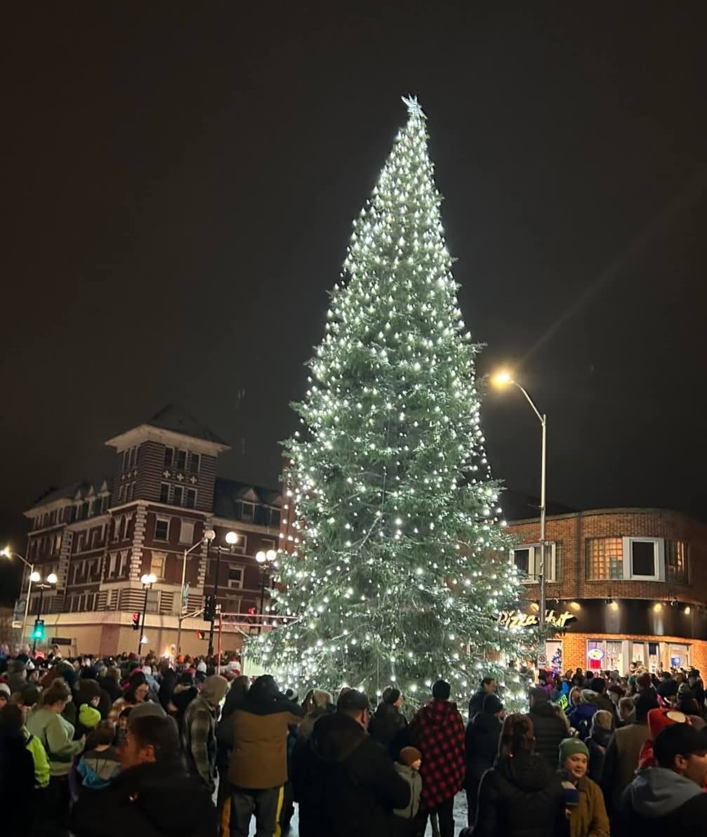 2024 Christmas tree in Kenora Ontario