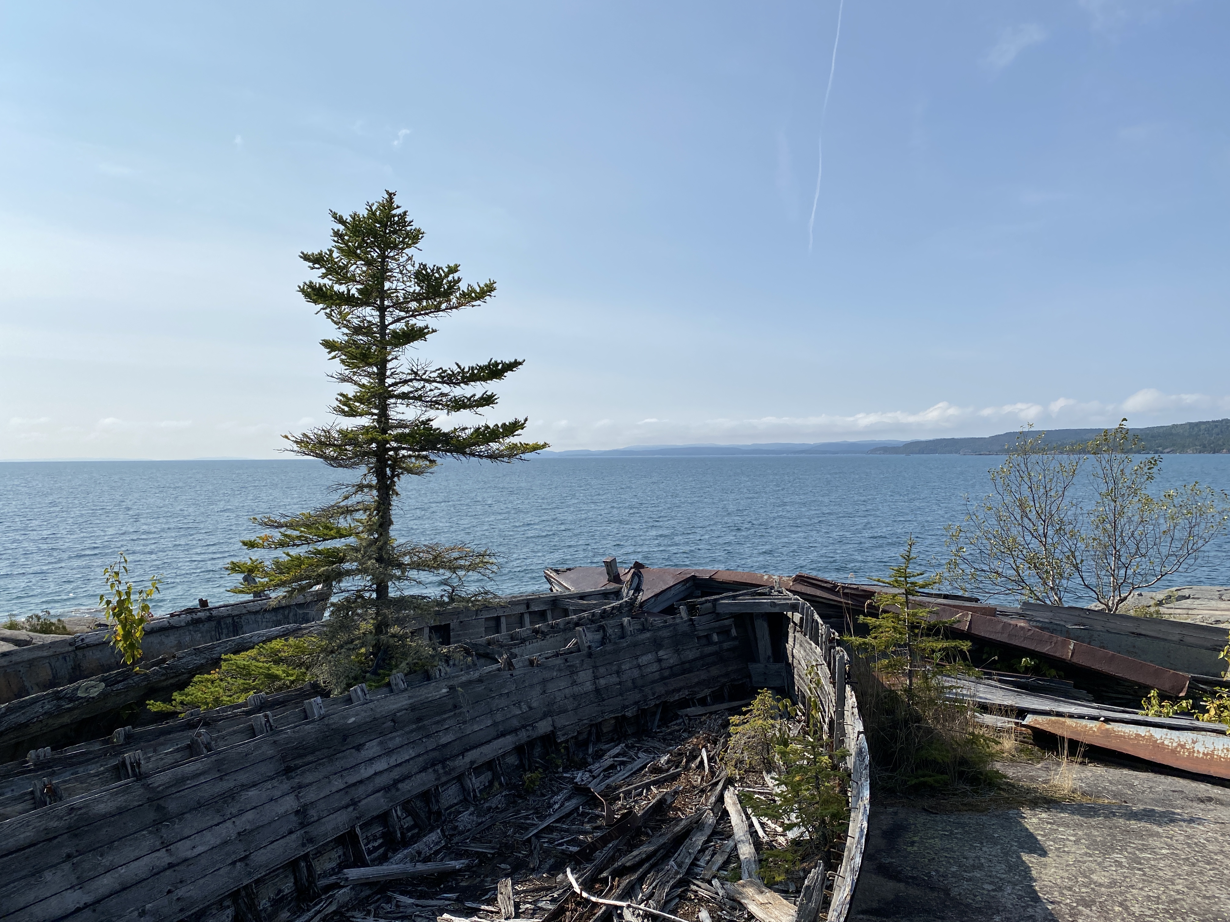 Boats used by prisoners of war are a relic of the past found in Neys.  Credit: Virginia Marshall