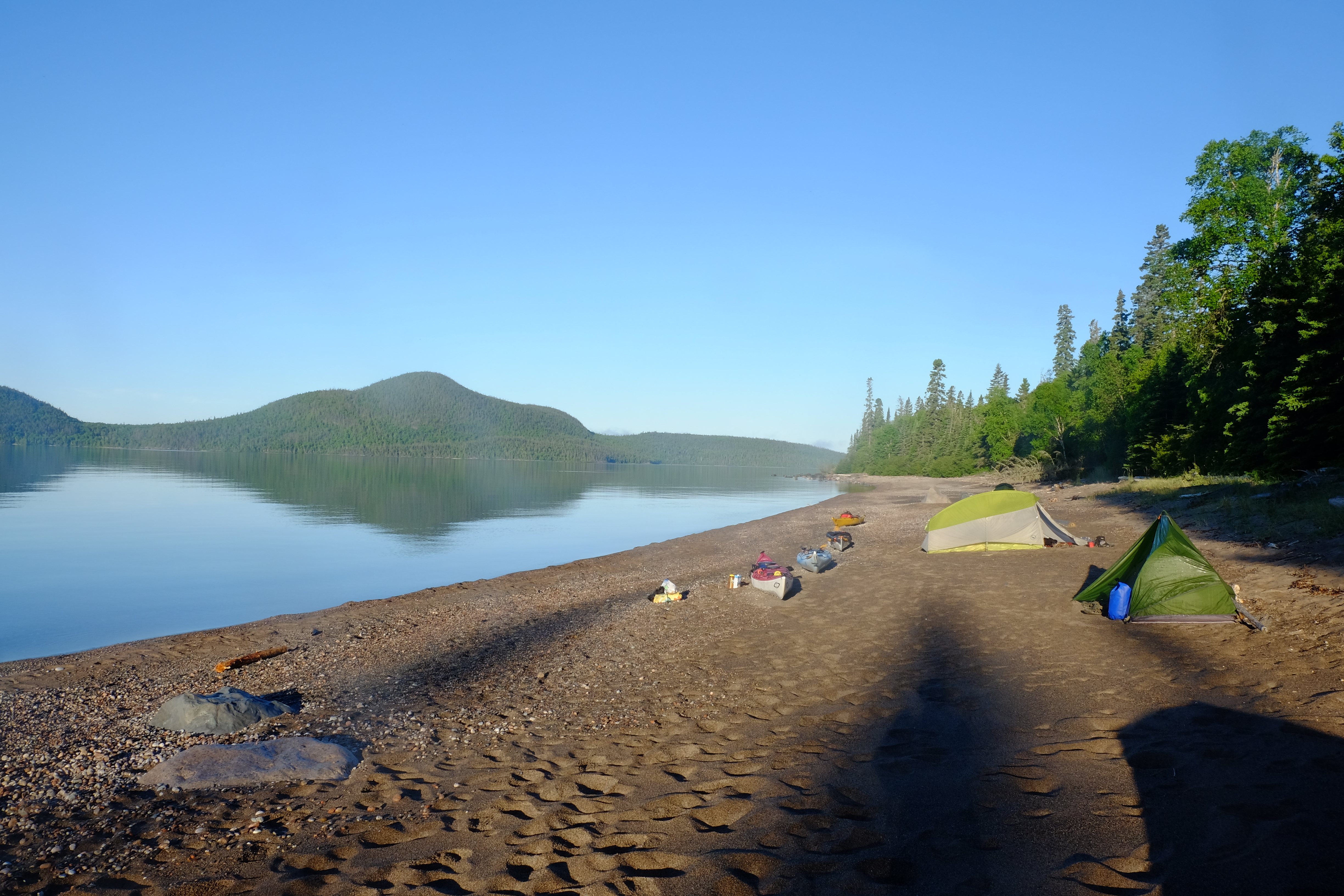 Join a guided sea kayaking trip to explore the coastline out to Pic Island and beyond.  Credit: Virginia Marshall 