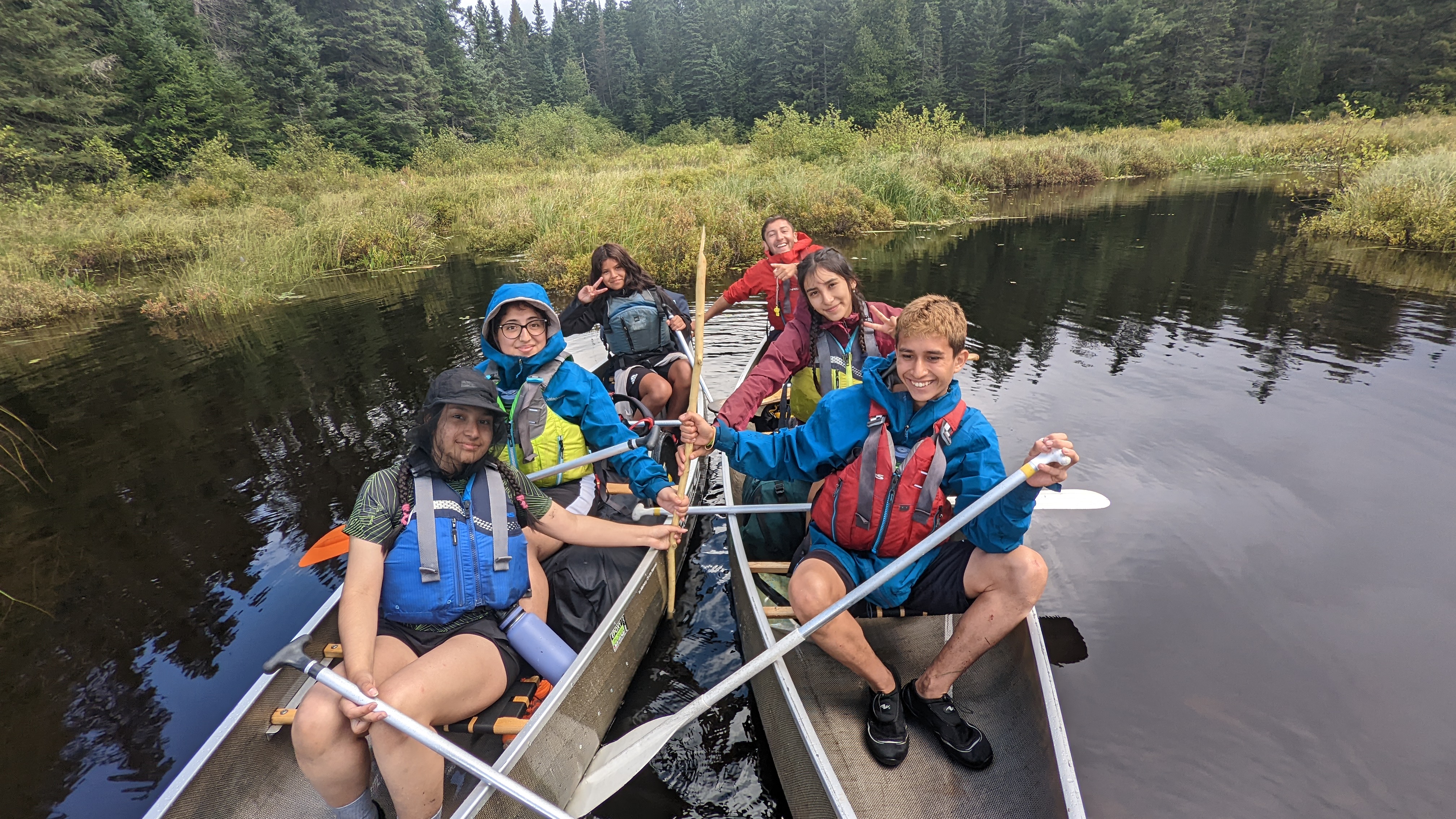 Campers on the water with Project Canoe. Credit: Project Canoe