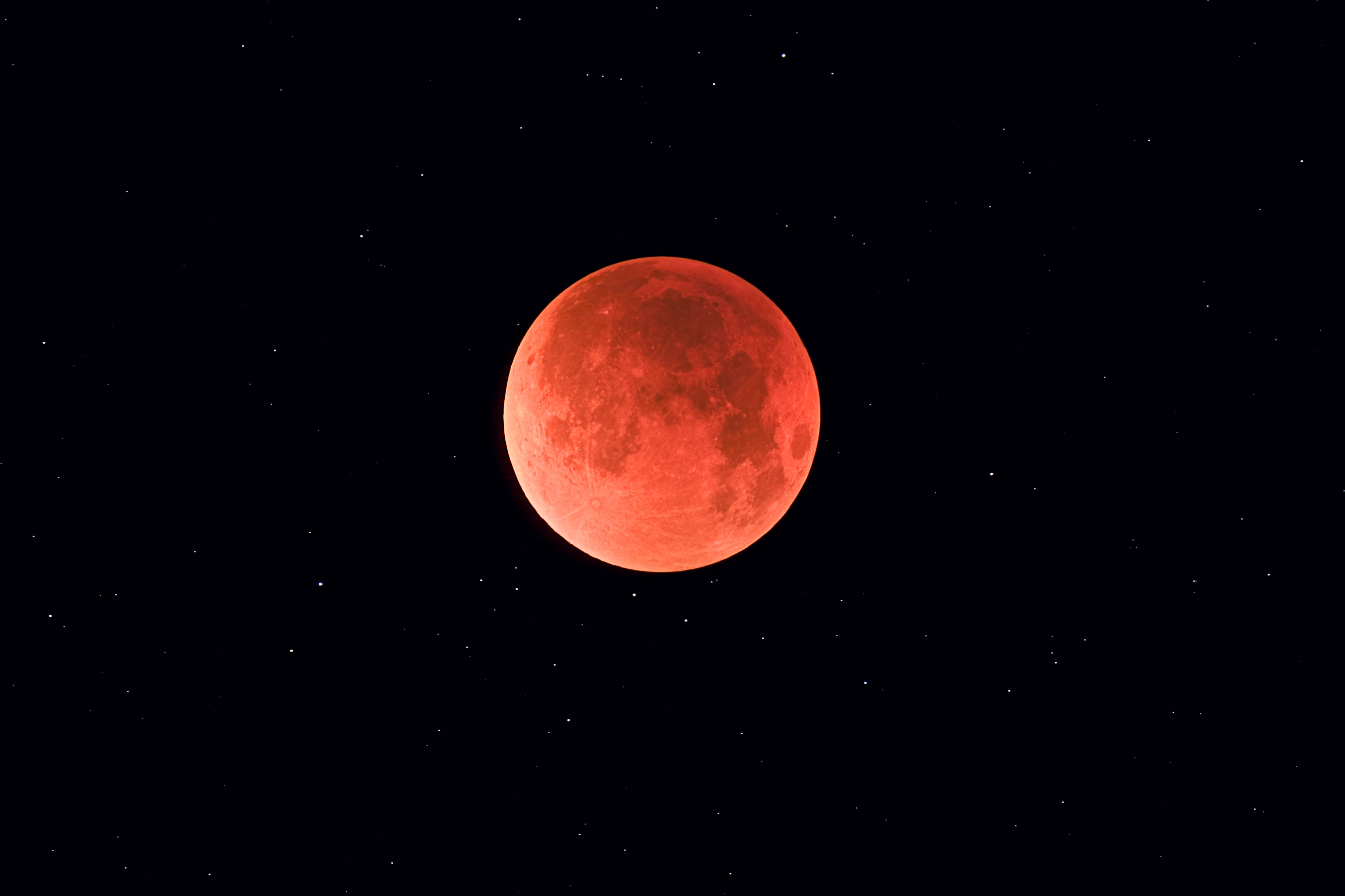 No better place to view a complete lunar eclipse than Killarney Provincial Park. Credit: Alan Dyer/Alamy