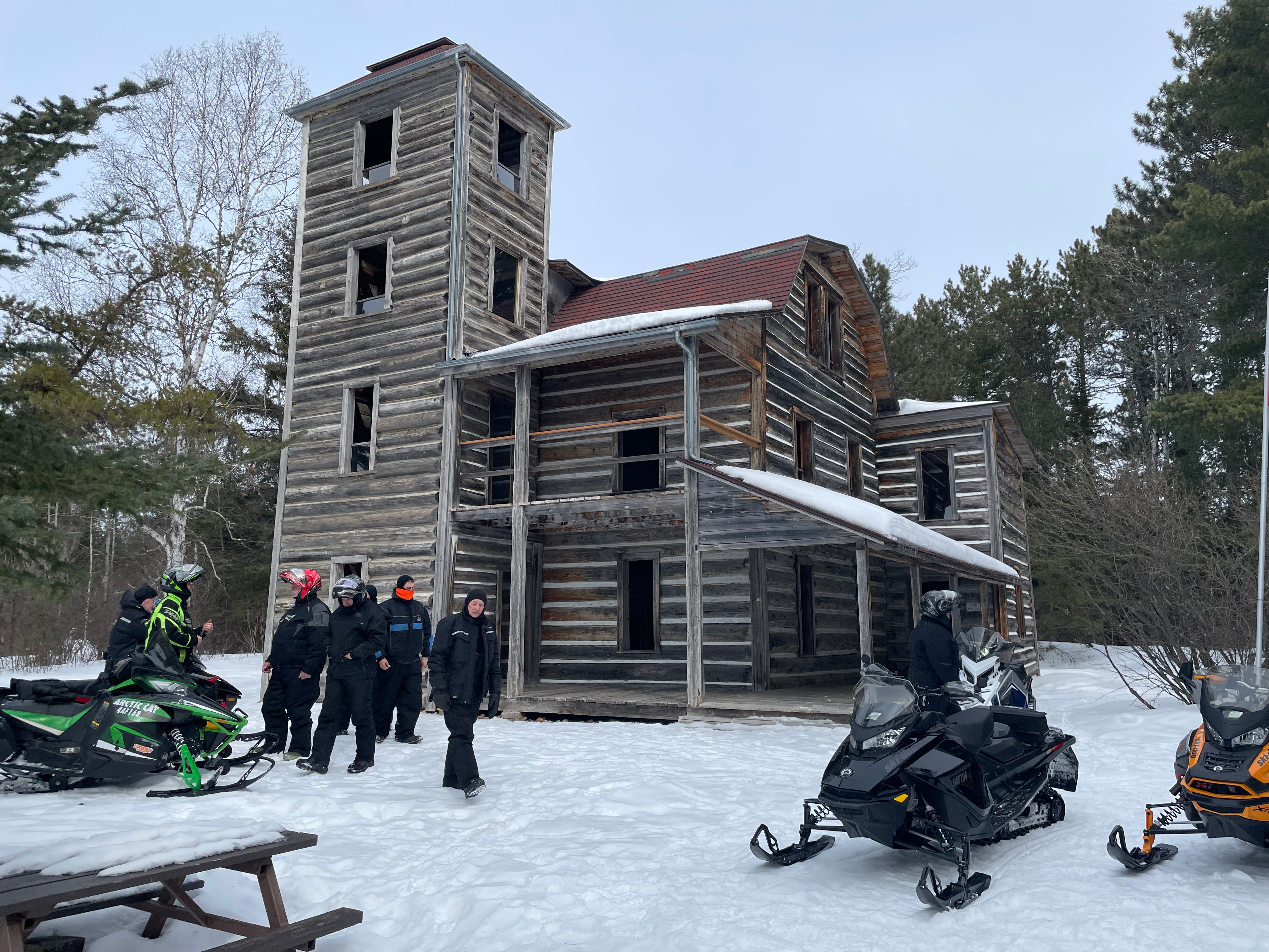 Access and explore the famous White Otter Castle near Ignace.