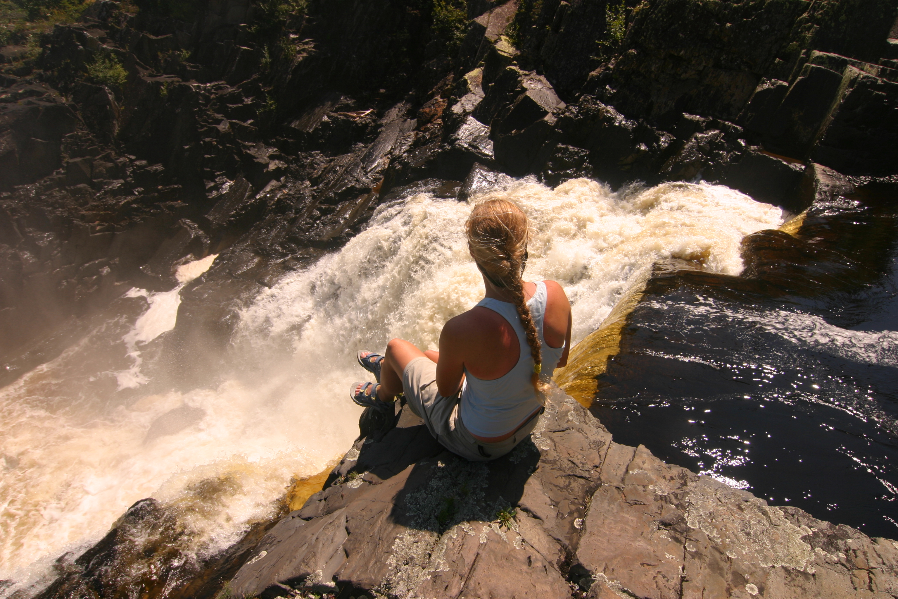 Denison Falls was a favourite of the late Canadian artist, filmmaker, and canoeist, Bill Mason. Credit: Virginia Marshall