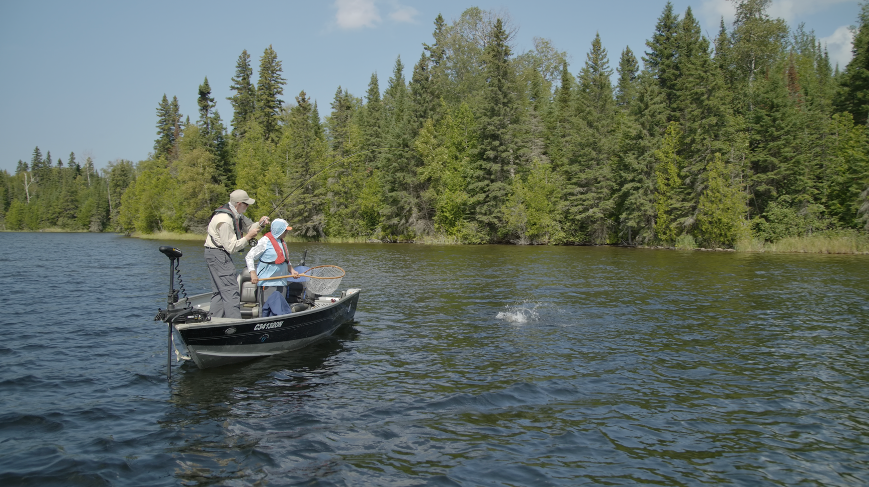 Playing Fish on Upper Nipigon