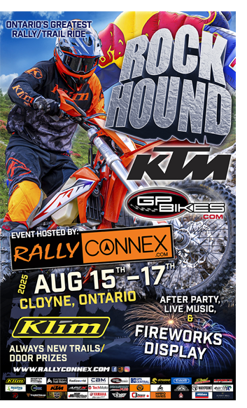 Rock Hound ATV event poster.